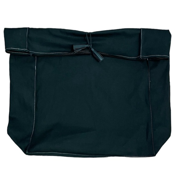 New! Adidas x CLOT Edison Chen Collab Black Canvas Bag w/ leather tassels - Picture 5 of 10